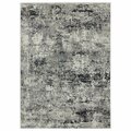 United Weavers Of America Eternity Barcelona Charcoal Accent Rectangle Rug, 1 ft. 11 in. x 3 ft. 4535 10177 24